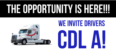 The Opportunity is here for CDL A Drivers!!!